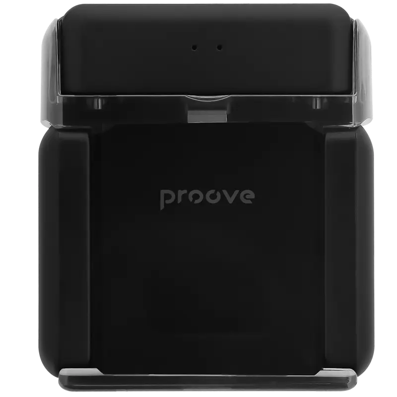 Microfon portabil pentru înregistrare vocală Proove Live, Fără fir, Negru