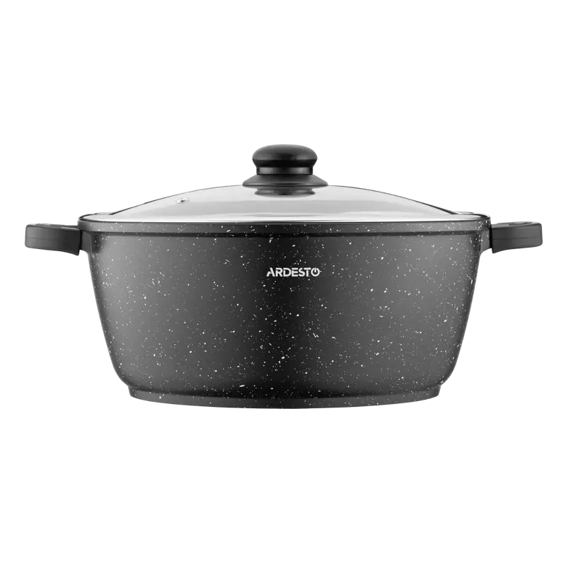 Кастрюля Ardesto AR2426GE, 6,4л, 28см, Чёрный