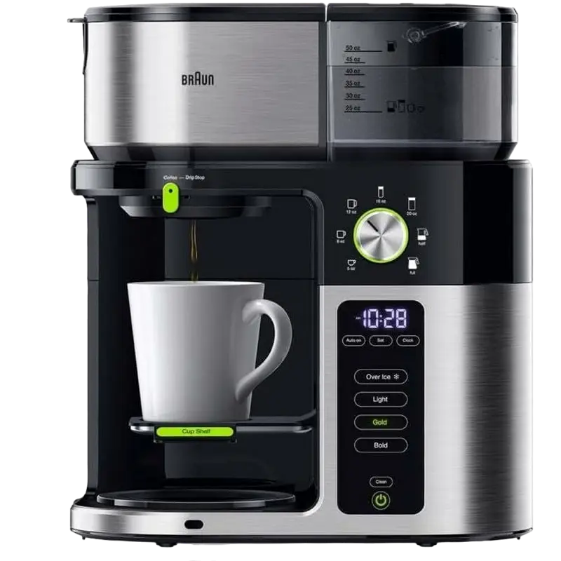 Cafetiera cu picurare Braun KF 9050 BK, 1750W, Negru