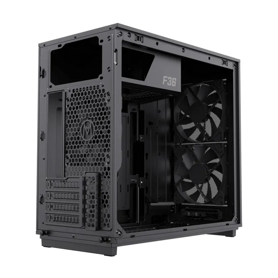 Placa de extensie Gamemax F36 Dark, Micro-ATX, Fără sursă de alimentare, Negru