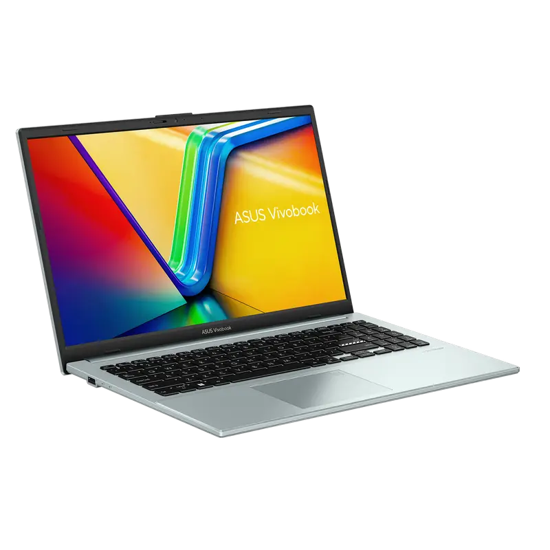Laptop 15,6" ASUS Vivobook Go 15 E1504FA, Green Grey, AMD Ryzen 5 7520U, 16GB/512GB, Fără SO