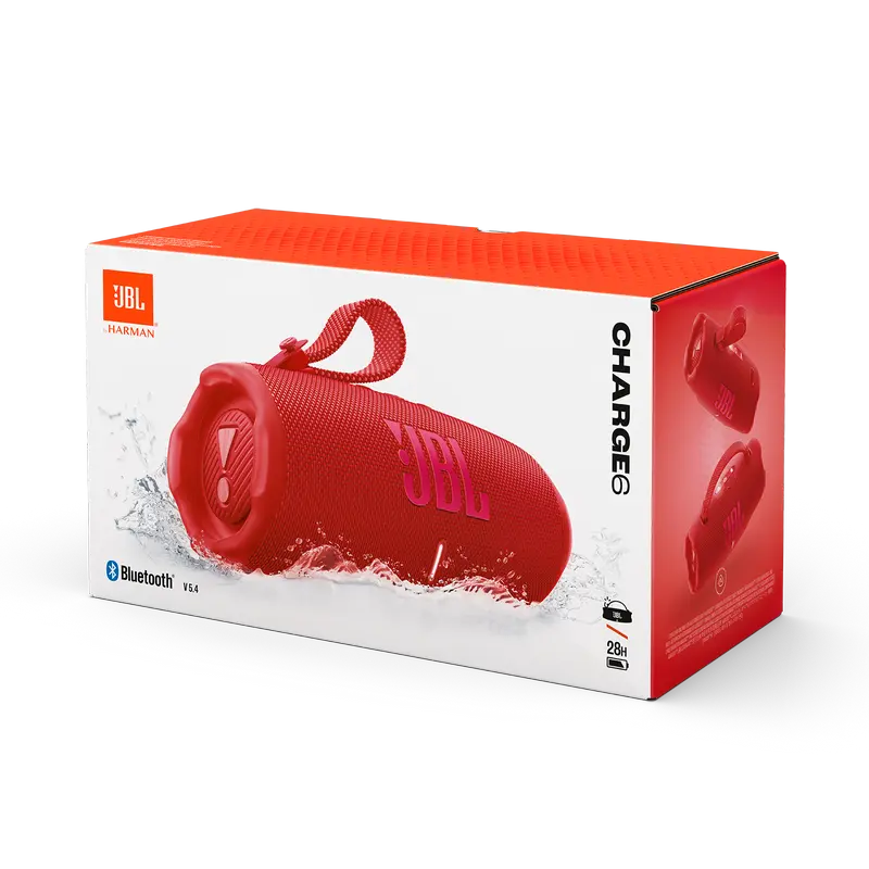 Boxă portabilă JBL Charge 6, Roșu