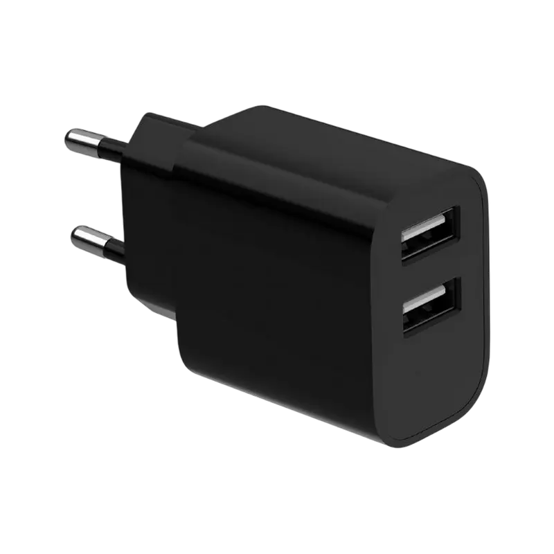 Încărcător Gembird 2-port universal USB, Negru