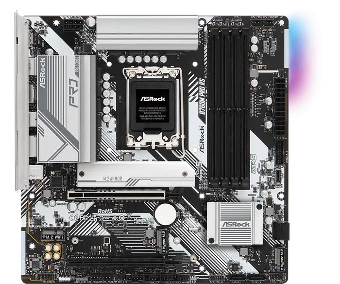 Placă de bază ASRock B760M PRO RS, LGA1700, Intel B760, Micro-ATX