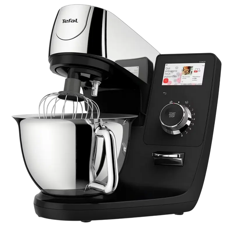 Robot de bucătărie Tefal QB951837, Negru | Argintiu