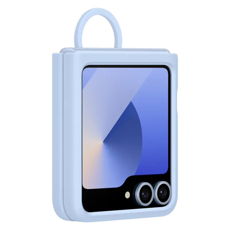 Husa Samsung Silicone Case Flip 6, Albastru