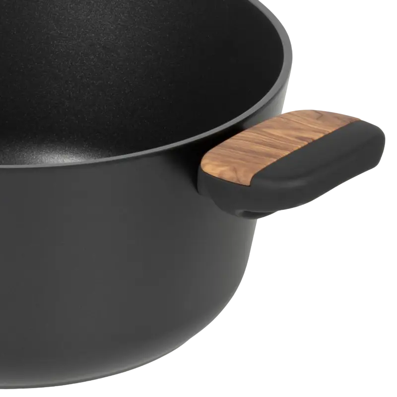 Cratiță RESTO 93188, 4.4L, 24cm, Negru, Maro