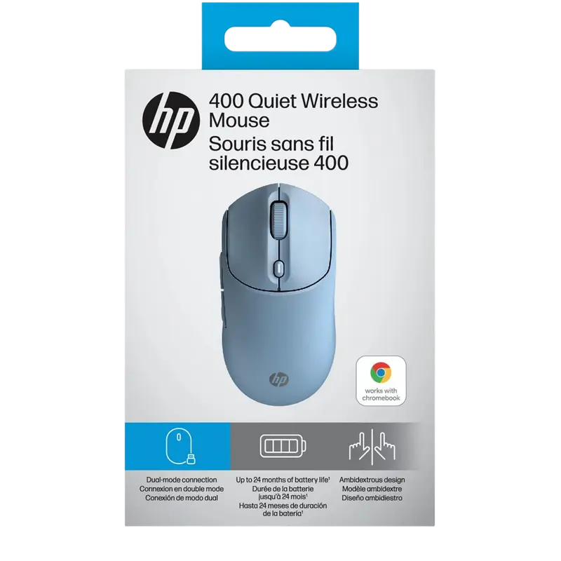 Мышь HP 400 Quiet, Синий