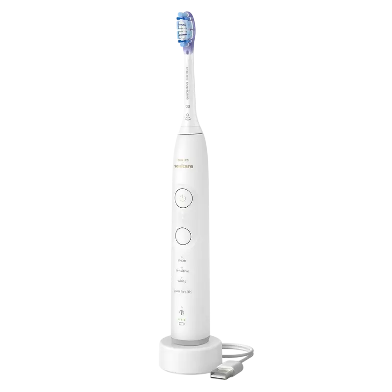 Электрическая звуковая зубная щетка Philips HX7420/01, Белый