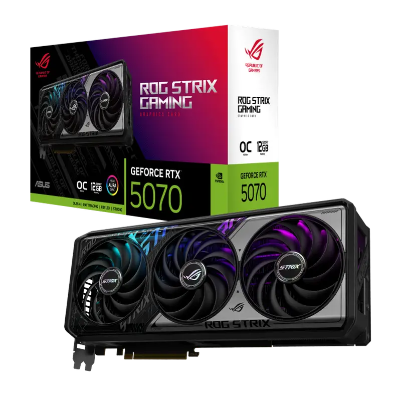 Cumpara  Carduri video - Placă Video ASUS ROG-STRIX-RTX5070-O12G-GAMIN..