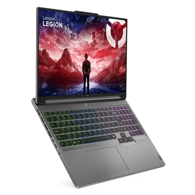 Laptop Gaming 16" Lenovo Legion Slim 5 16AHP9, Luna Grey, AMD Ryzen 7 8845HS, 32GB/1024GB, Fără SO
