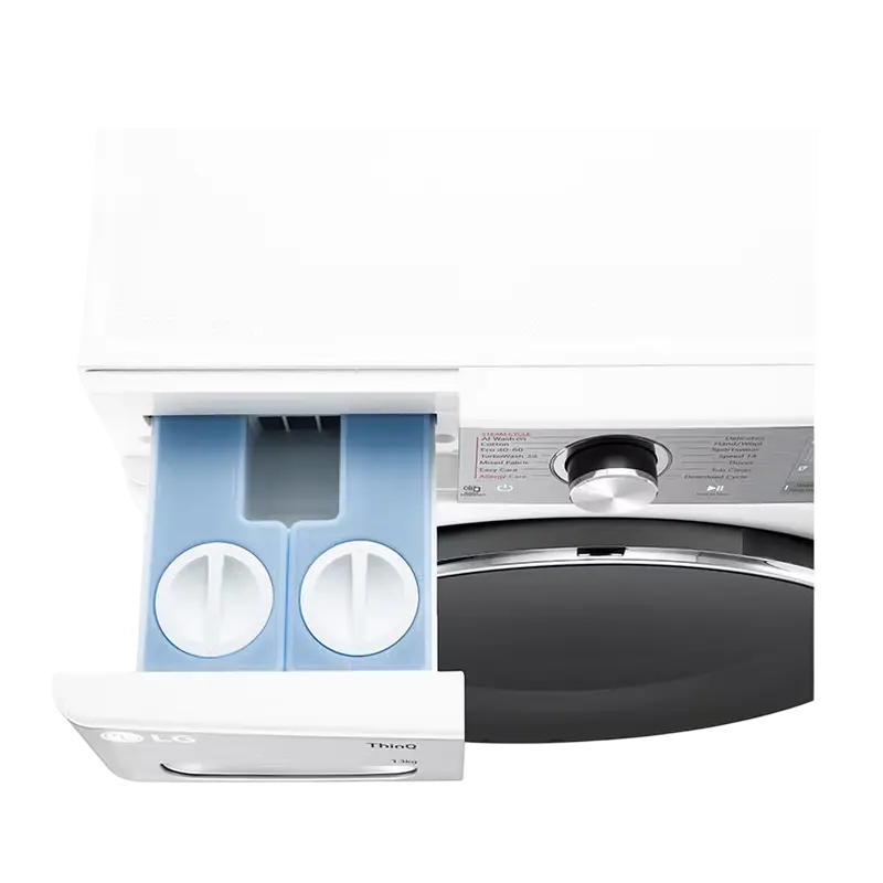 Mașină de spălat LG F4WR913P3WA, 13kg, Alb