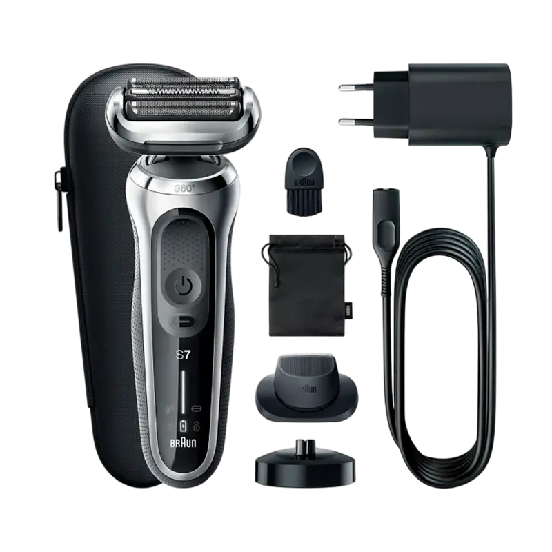 Aparat de ras electric Braun 71-S4200cs, Argintiu | Negru
