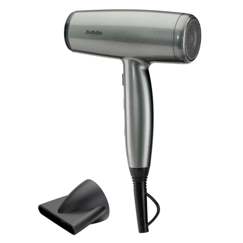 Uscător de păr BaByliss D581E, 2100W, Gri