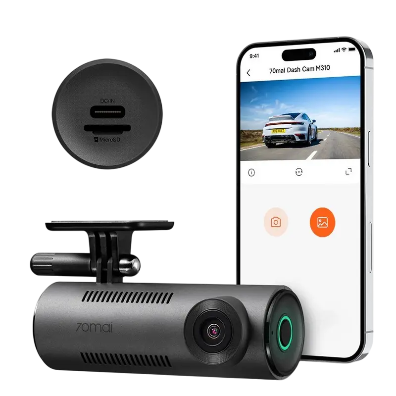 Видеорегистратор переднего вида 70mai M310, Черный