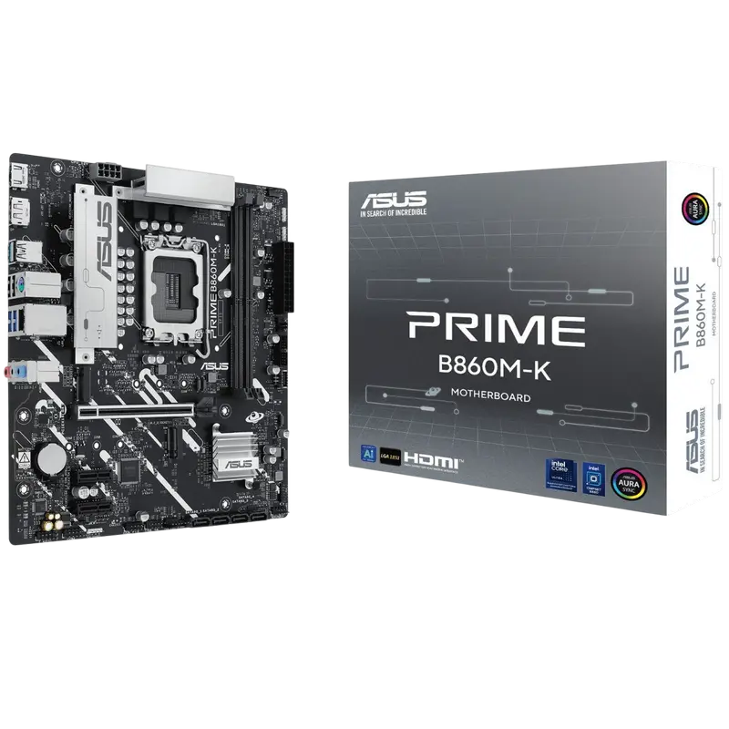 Купить  Материнские платы - Материнская плата ASUS PRIME B860M-K, LGA1851..