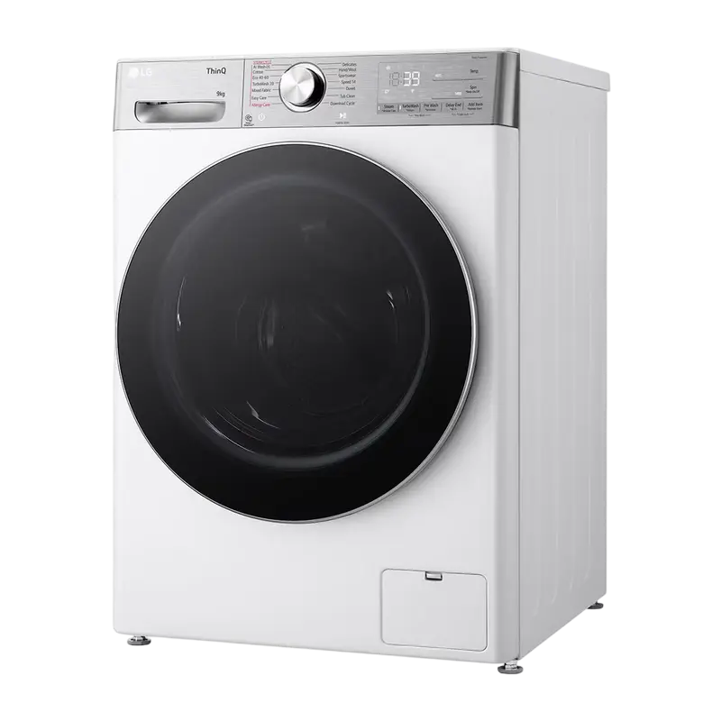 Mașină de spălat LG F4WR909P3W, 9kg, Alb
