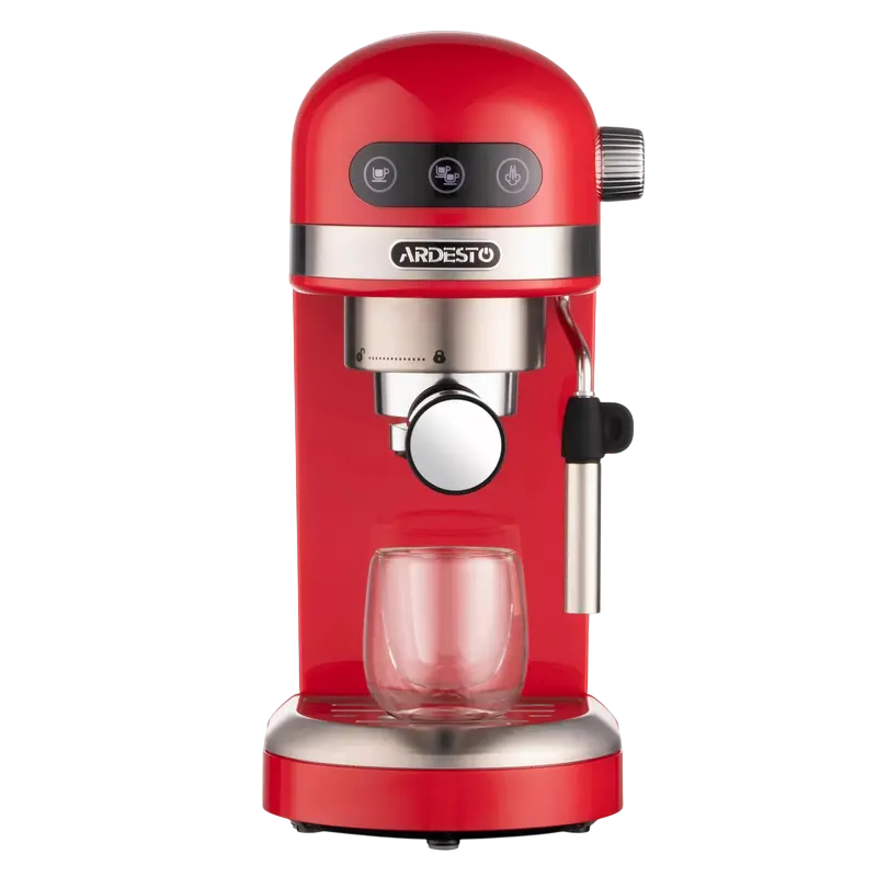 Кофеварка рожковая Ardesto YCM-E1501, 1350Вт, Красный