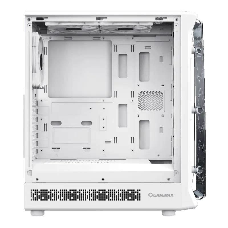 Компьютерный корпус Gamemax Starlight 2 AW, Midi-Tower, Без блока питания, Белый