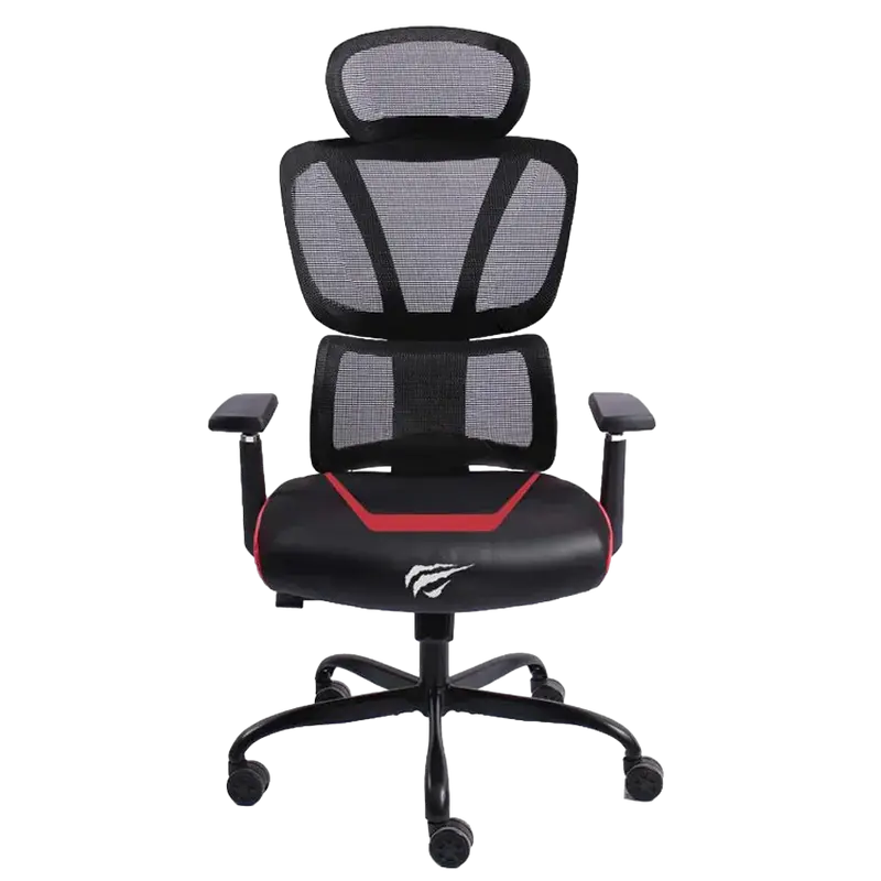 Scaun Gaming Havit GC919, PVC Piele, Negru | ..