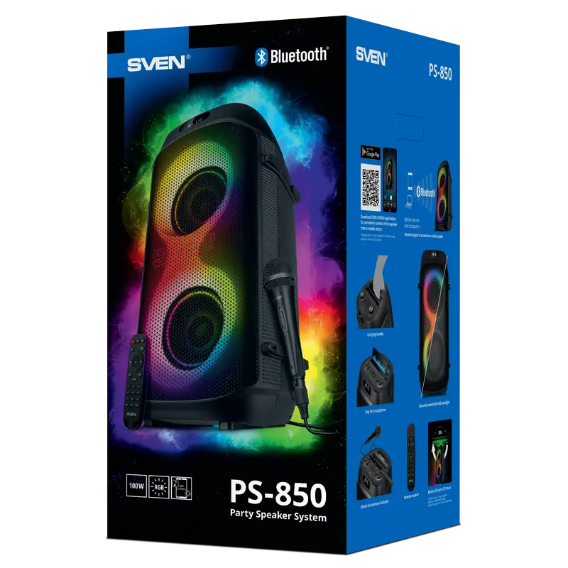 Sistem audio SVEN PS-850, Negru