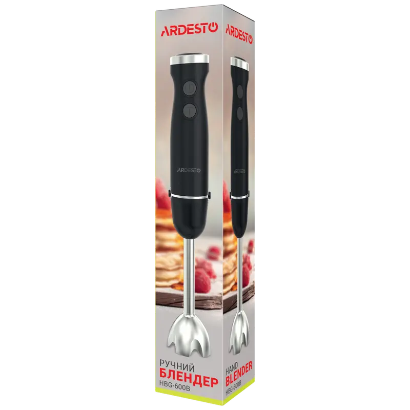 Blender de mână Ardesto HBG-600B, Negru