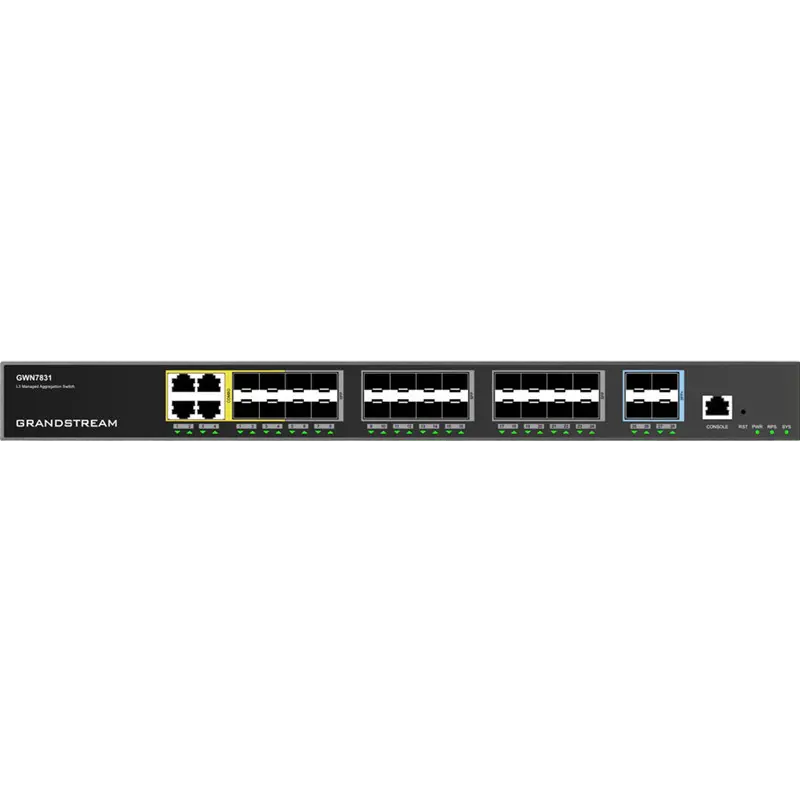 Switch de rețea Grandstream GWN7831, 4x Gigabit Combo