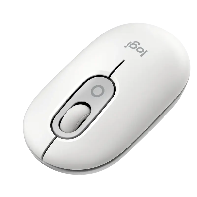 Mouse wireless Logitech POP, Alb