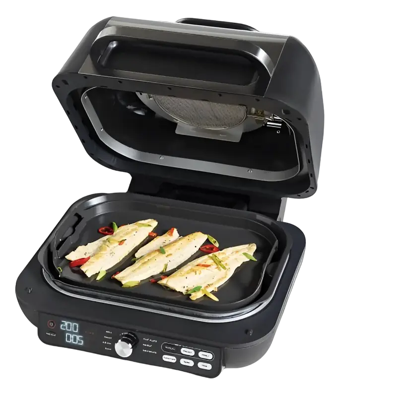 Friteuză cu aer cald Ninja AG651UK, Negru | Argintiu