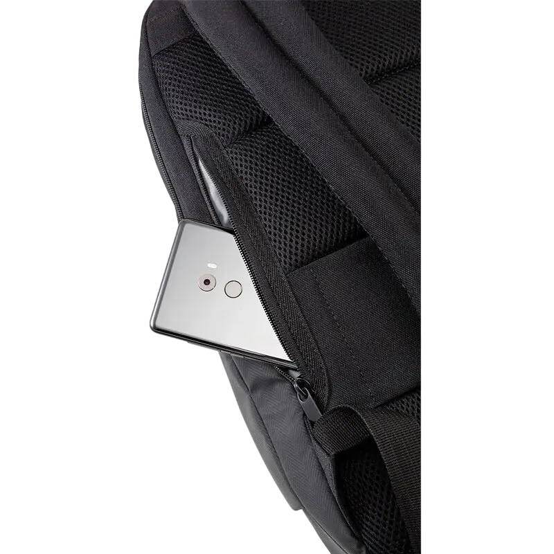 Rucsac zilnic NINETYGO City Commuter, 13", Nailon, Poliester, Negru
