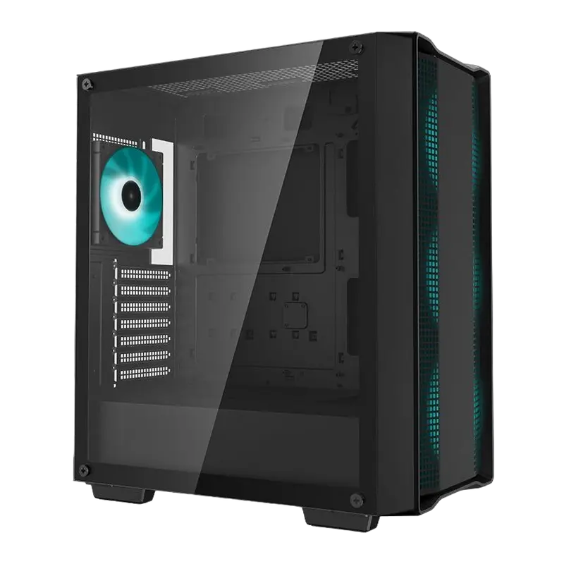Carcasa PC Deepcool CC560 V2, Full-Tower, fără sursă de alimentare, negru