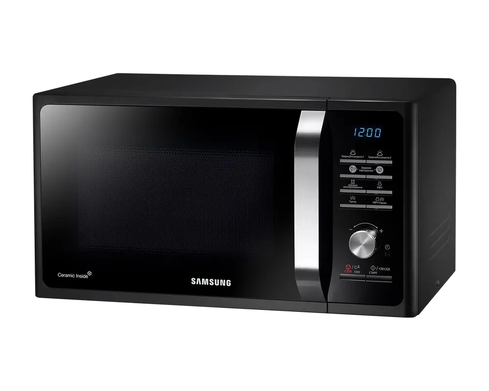 Cuptor cu microunde Samsung MG23F301TAK/OL, Negru