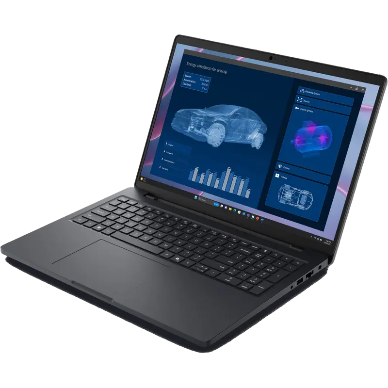 Ноутбук для бизнеса 16" DELL Pro Max 16 MC16255, Magnetite, AMD Ryzen AI 9 HX PRO 370, 32Гб/1024Гб, Windows 11 Pro