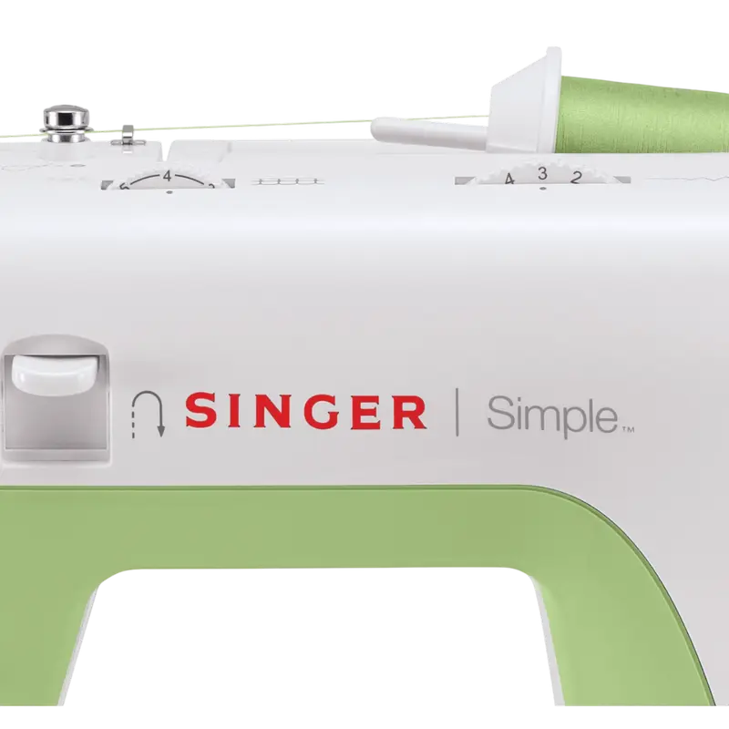Mașină de cusut Singer Simple 3229, Alb | Verde