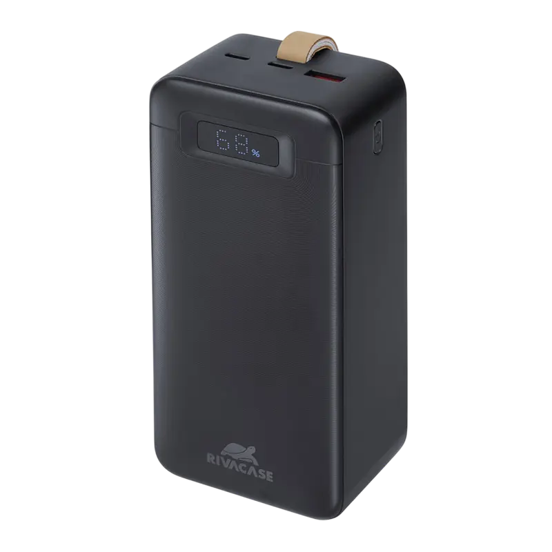 Încărcător portabil Rivacase VA1084, 40000mAh, Negru