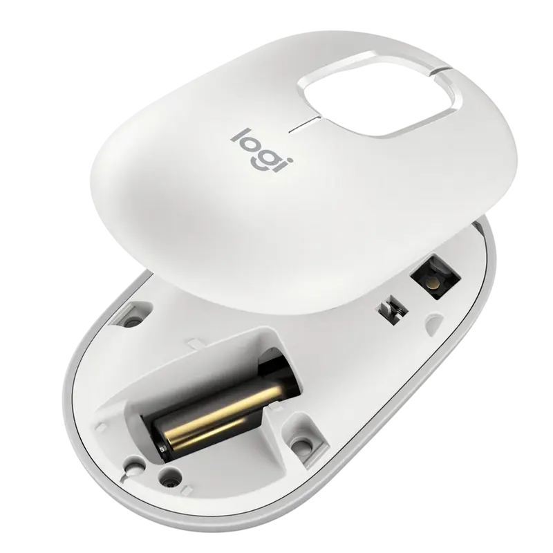 Mouse wireless Logitech POP, Alb