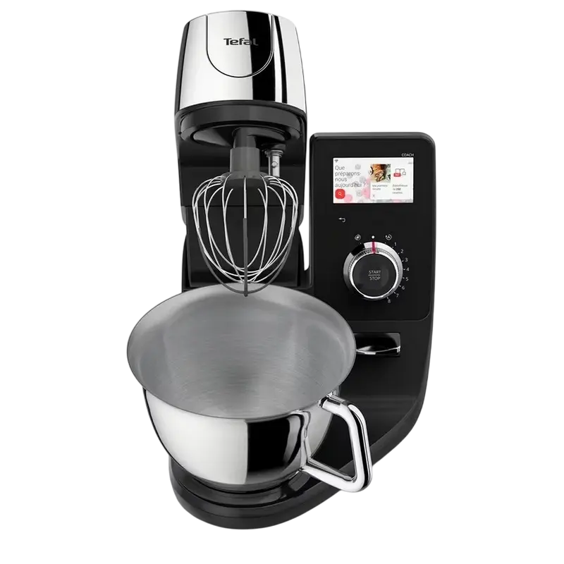 Robot de bucătărie Tefal QB951837, Negru | Argintiu