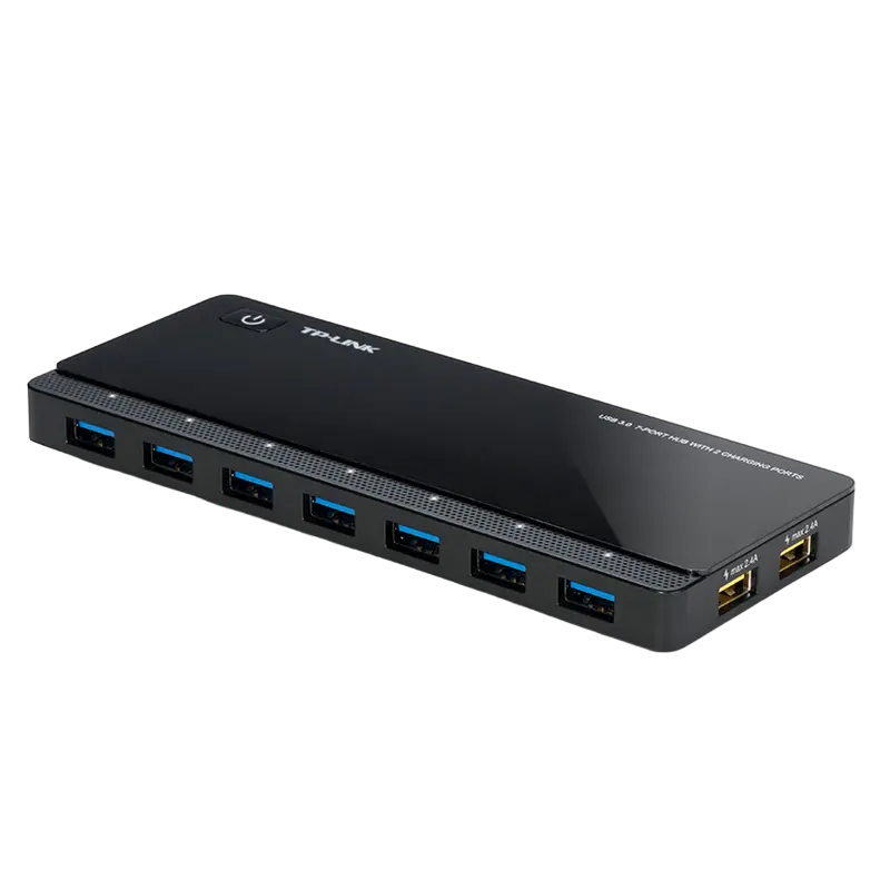 USB-концентратор TP-LINK UH720 RF, Чёрный