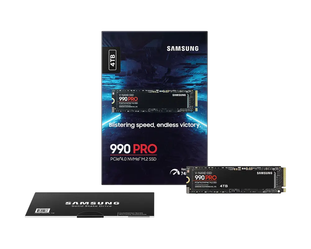 Unitate SSD Samsung 990 PRO, 4000GB, MZ-V9P4T0BW