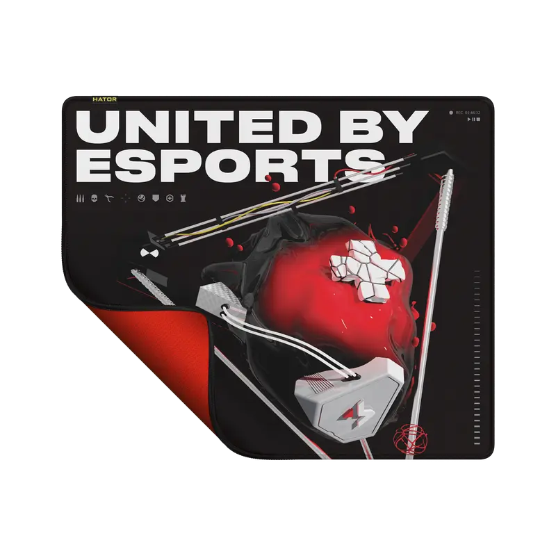 Игровой коврик для мыши HATOR Tonn eSport Maincast Edition, Large, Чёрный