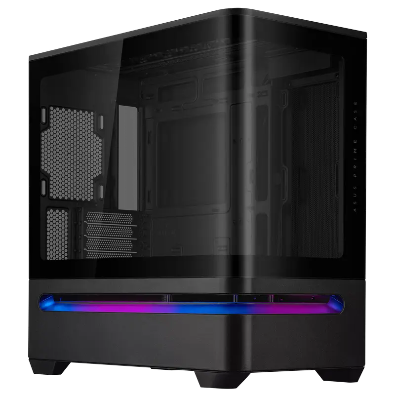 Carcasă PC ASUS PRIME AP202 TG ARGB, Midi-Tower, , Negru