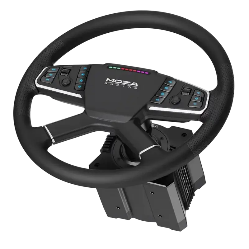 Volan Gaming MOZA Trucking Bundle, Negru