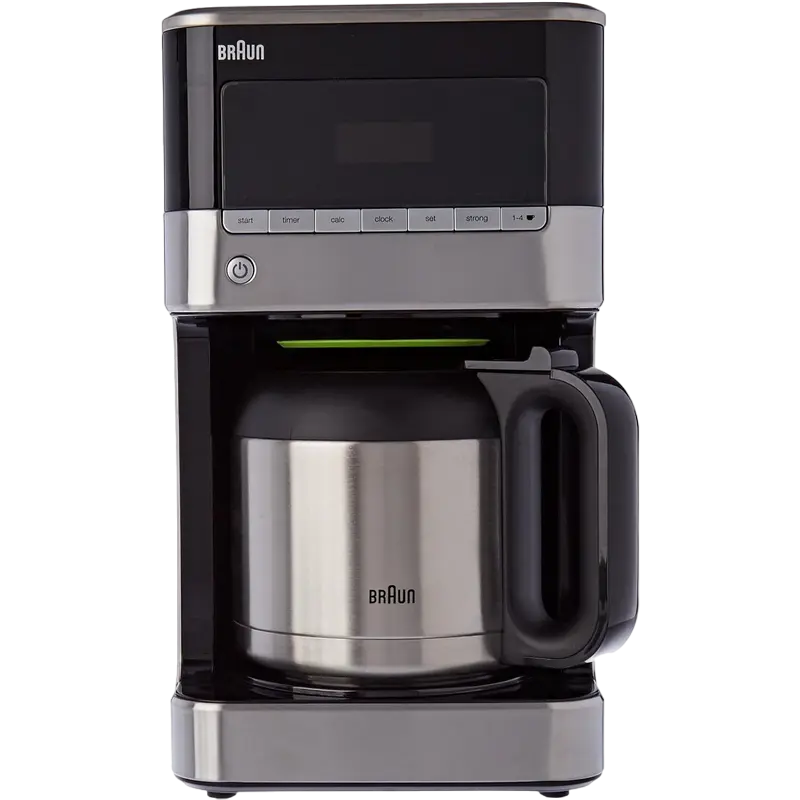 Cafetiera cu picurare Braun KF 7125 BK, 1000W, Negru | Oţel inoxidabil