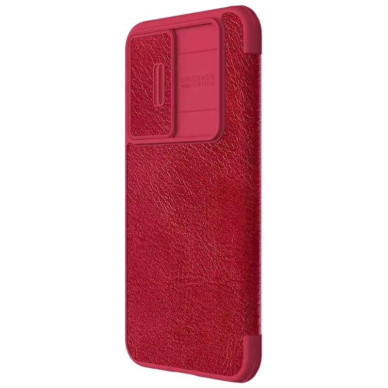 Husă tip carte Nillkin Samsung Galaxy S23 FE Qin Pro, Roșu