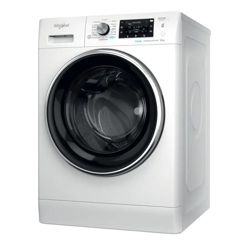 Mașină de spălat Whirlpool FFD 8489 BCV EE, 8kg, Alb