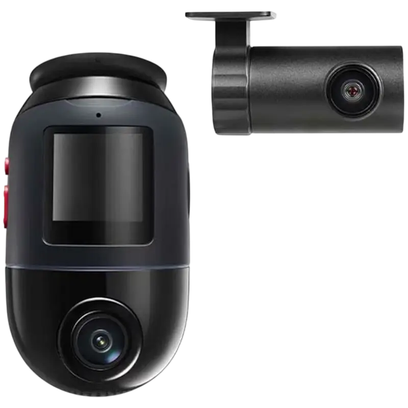 Set Dash Cam față și spate 70mai 4K Omni X800+Rear Cam, Negru