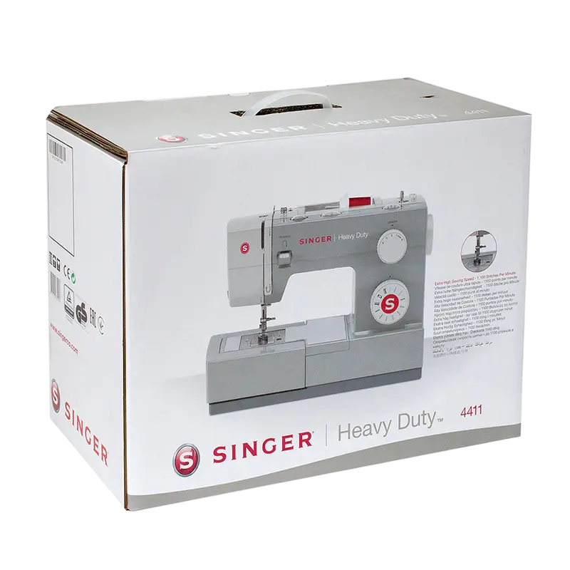 Mașina de cusut Singer Heavy Duty 4411, Argintie