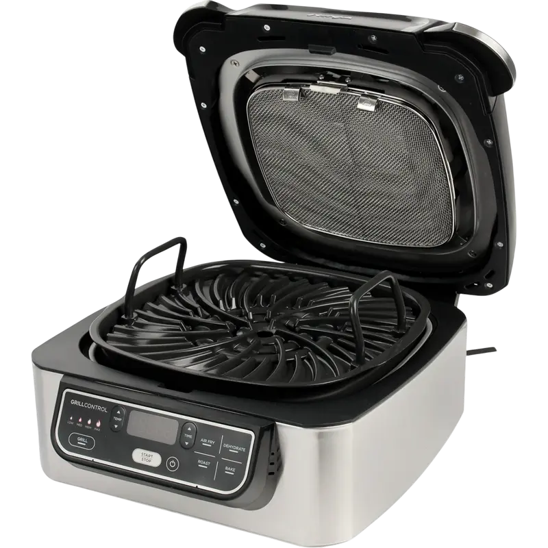 Grătar electric Ninja Sizzle AG301EU, 1760W, Negru | Argintiu