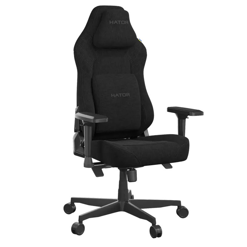 Scaun Gaming HATOR Darkside 3L Pro, Textil, Negru