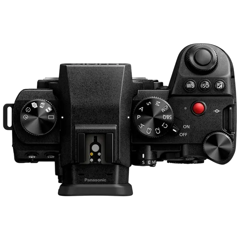 Aparat Foto Mirrorless Panasonic DC-S5M2KEE, Negru